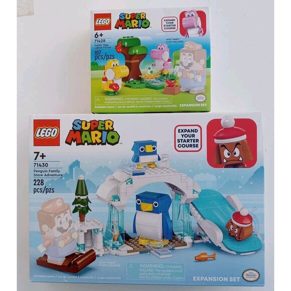 Lot of 2 Lego Super Mario Expansion Sets (71428 & 71430) - Picture 1 of 16